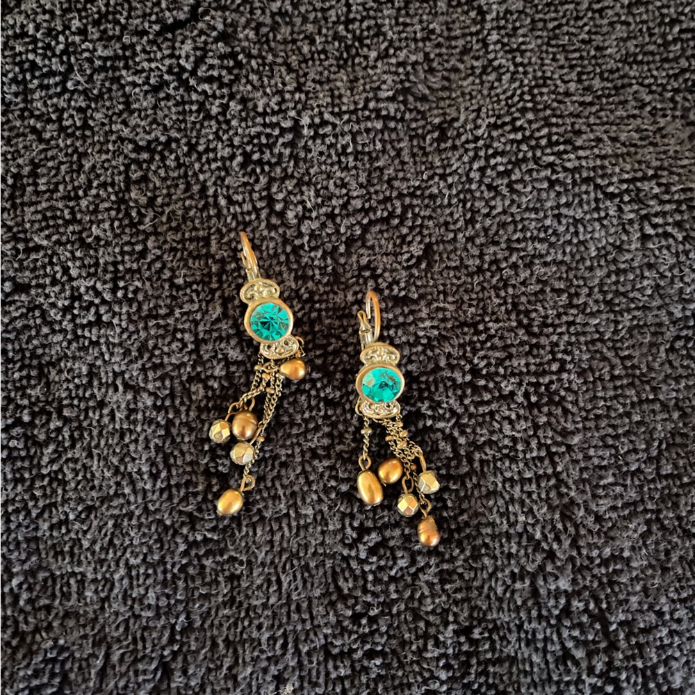 Vintage crystal earrings